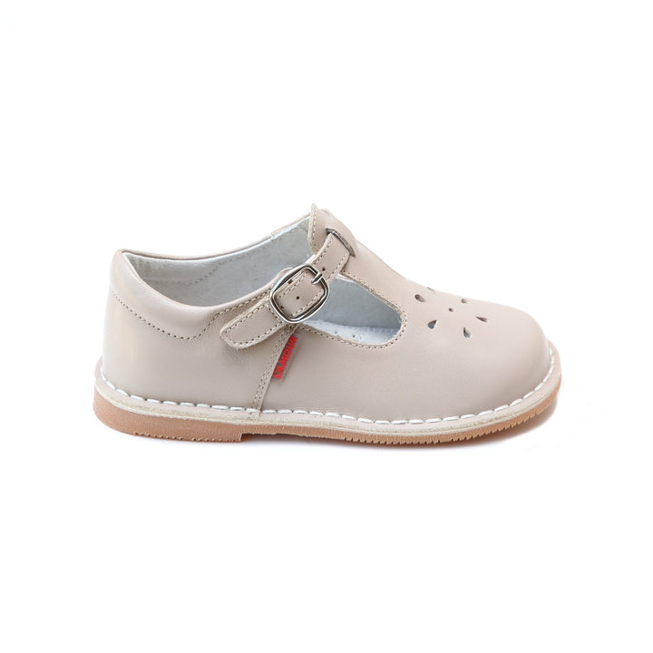 Almond Joy Classic Leather T-Strap Mary Jane (751)