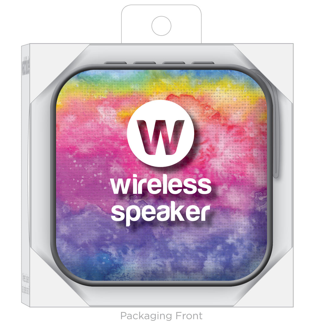 Wireless Speaker | Rainbow Tie Dye