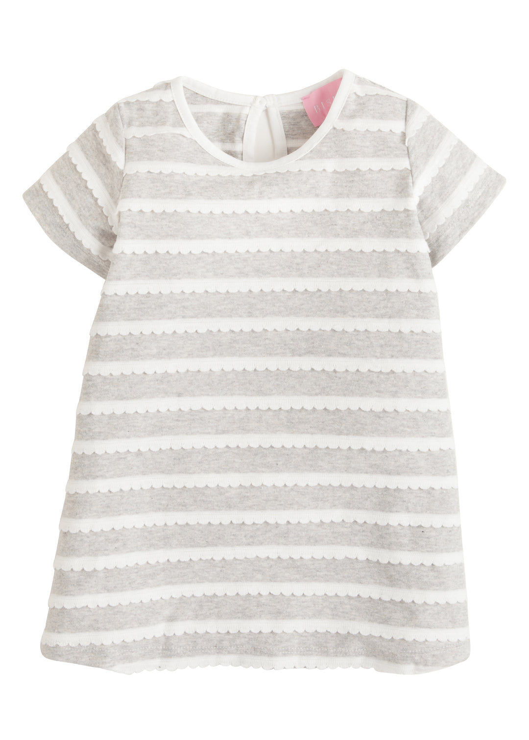 Grey Scallop Lucy Dress