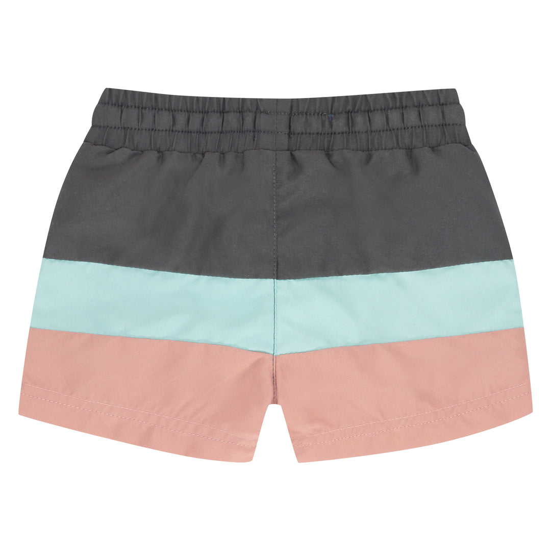 Striped Colorblock Swim Trunk
