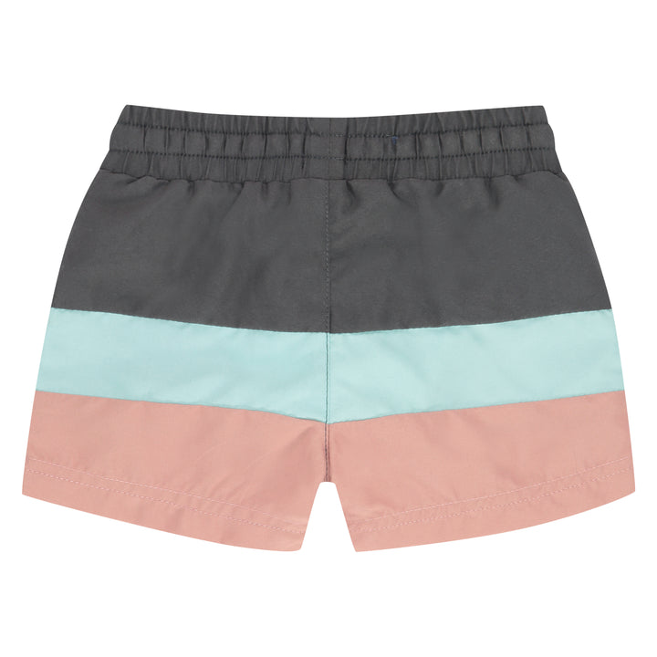 Striped Colorblock Swim Trunk