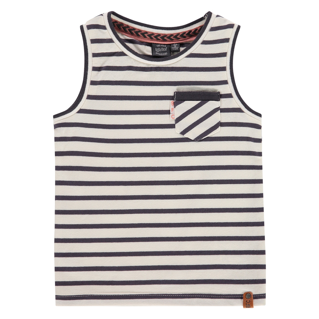 Striped Sleeveless Top