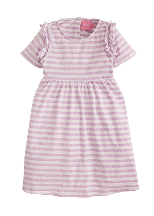 Helen Dress | Lavender Stripe