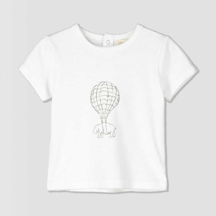 Hippo Hot Air Balloon Jersey T-Shirt