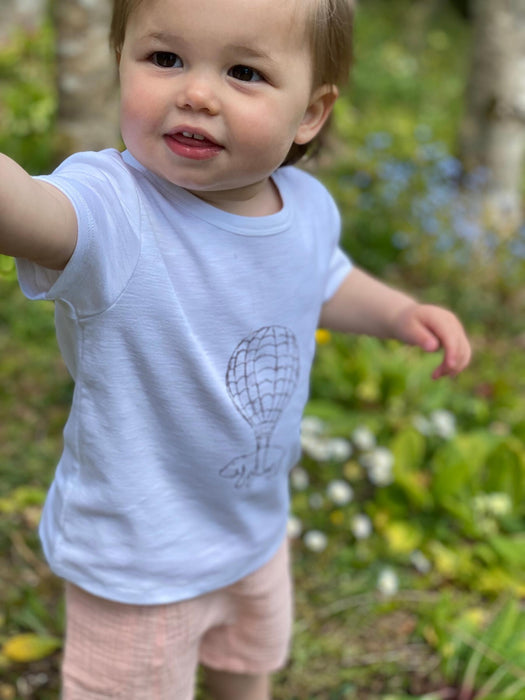 Hippo Hot Air Balloon Jersey T-Shirt