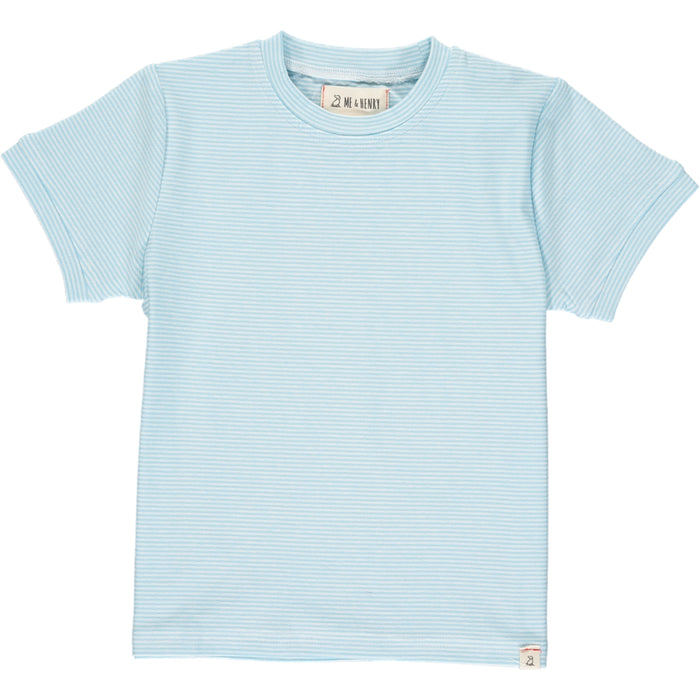 Camber Tee | Blue Micro Stripe