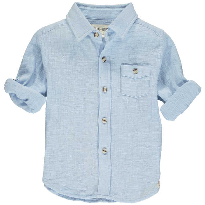 Merchant Long Sleeved Shirt | Pale Blue