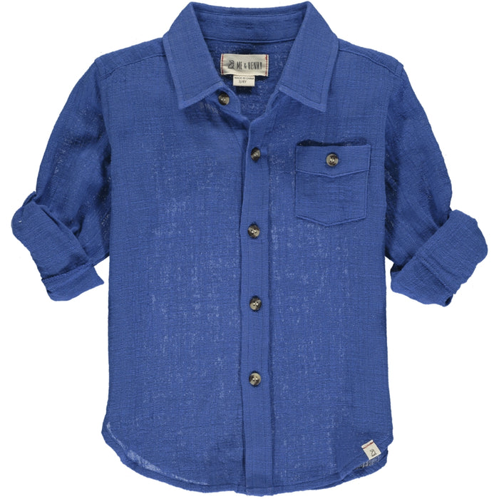 Merchant Long Sleeved Shirt | Blue