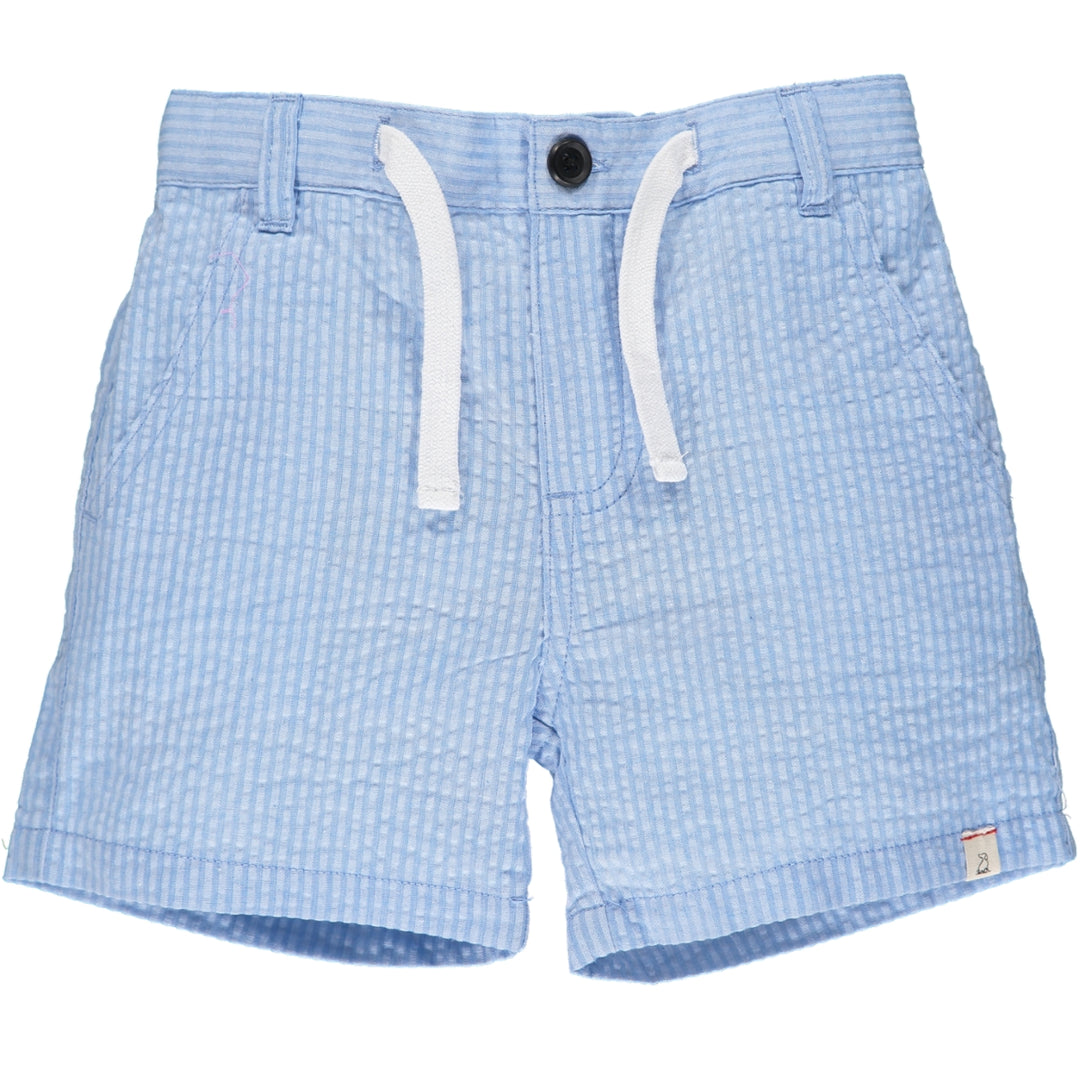 Crew Shorts | Pale Blue Seersucker