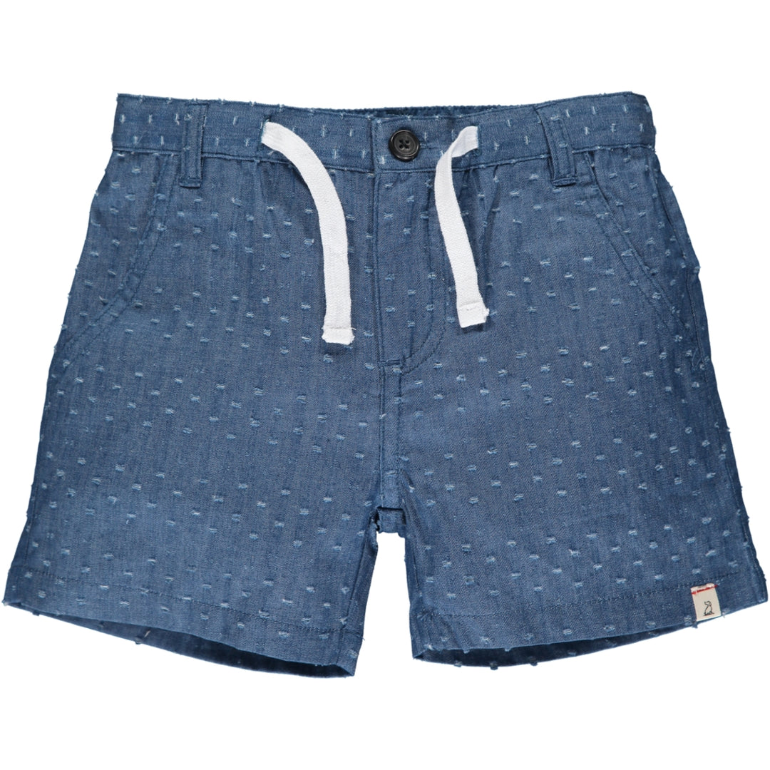 Crew Shorts | Textured Chambray