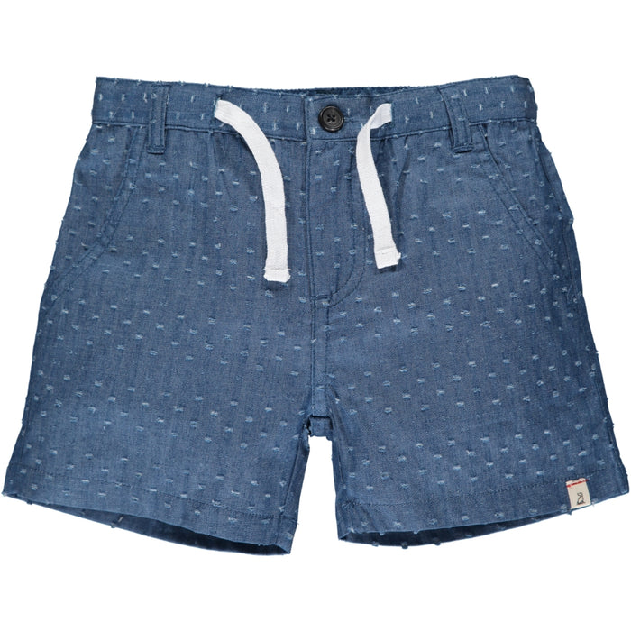 Crew Shorts | Textured Chambray