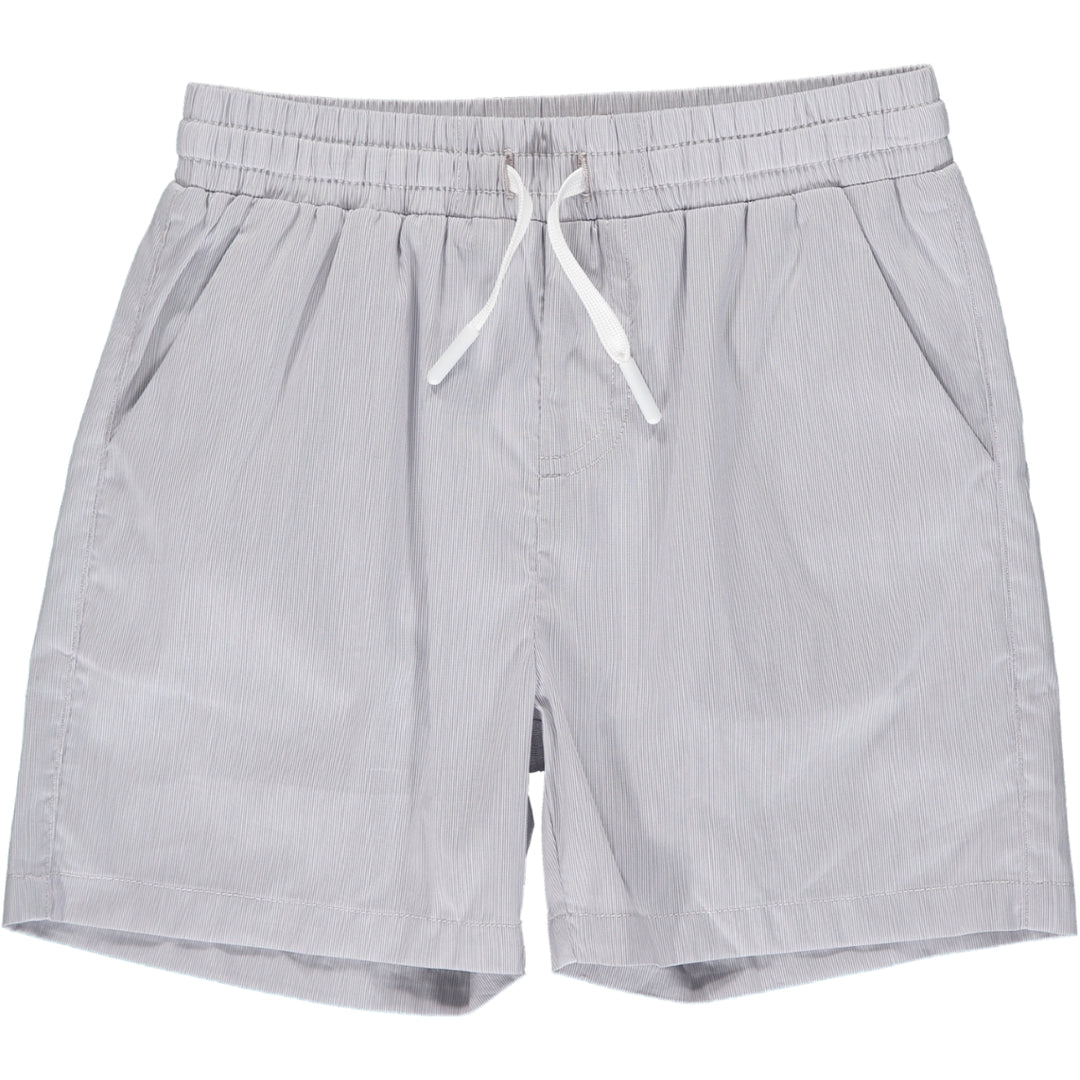 Surf Swim Shorts | Grey Microstripe