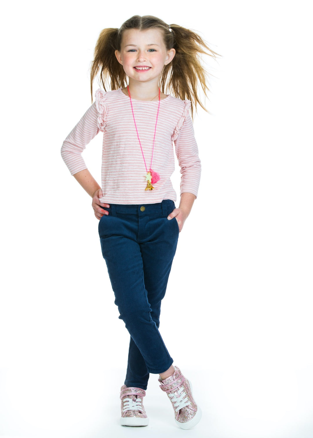 Pink Stripe Helen Tee