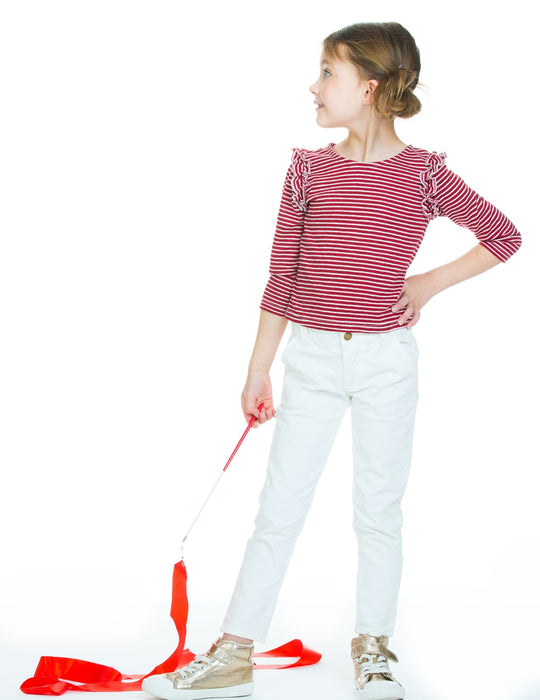 Red Stripe Helen Tee