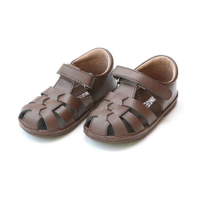 Baby Brown Mack Leather Fisherman Sandal (K101)