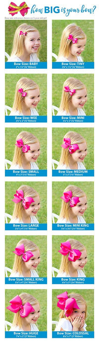 King Organza Overlay Bow | Red