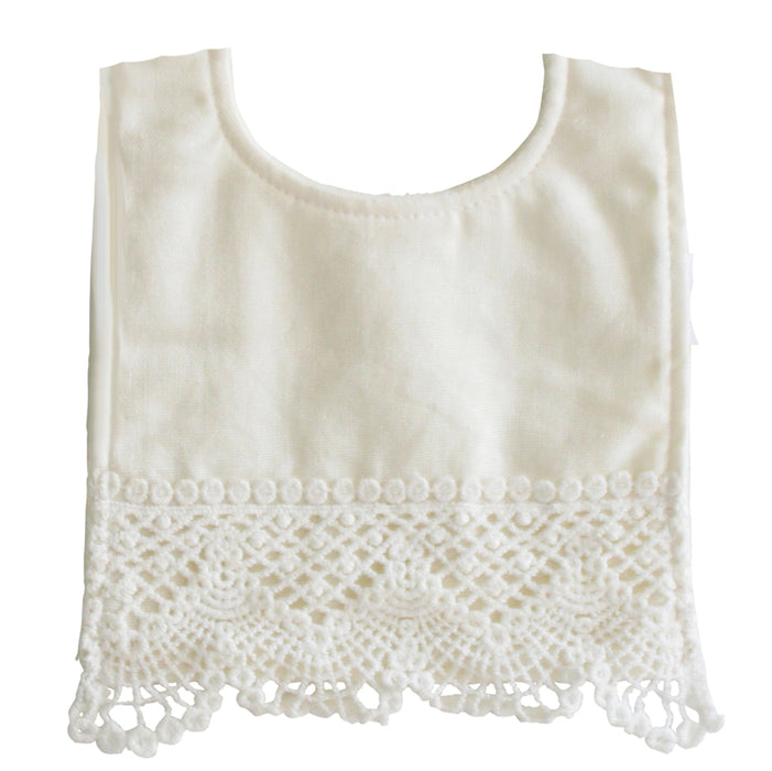 Erin Bib Ivory Linen Bib