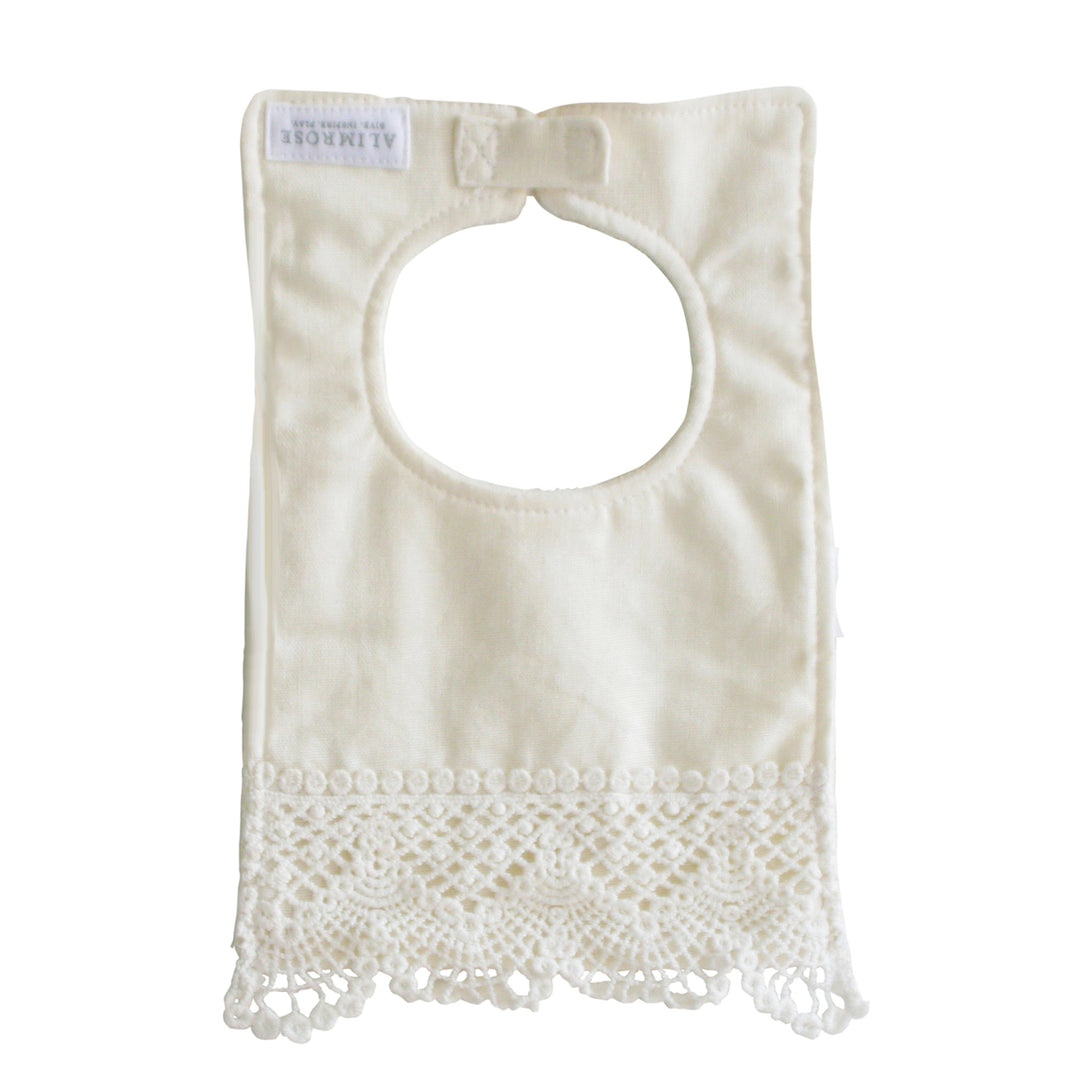 Erin Bib Ivory Linen Bib