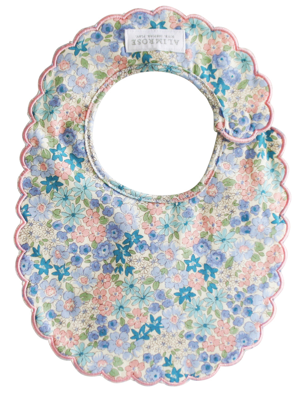 Scallop Liberty Blue Bib