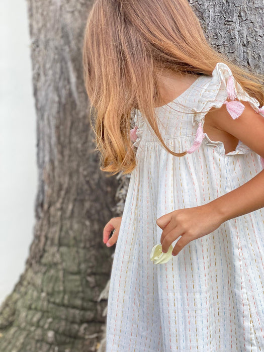 Sedona Woven Ivory Dress