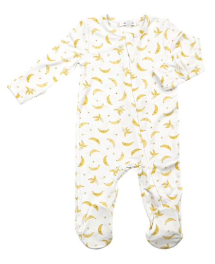 Banana Zipper Footie