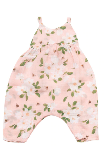 Magnolias Tie Back Romper