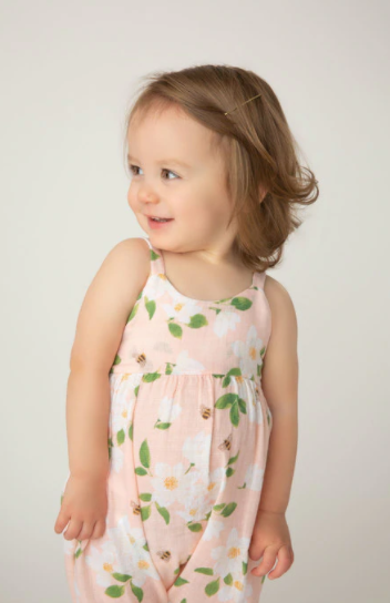 Magnolias Tie Back Romper