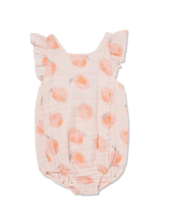 Peachy Muslin Sunsuit