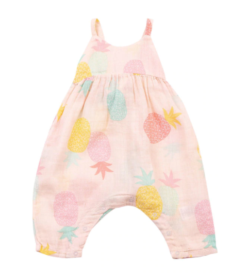 Pineapple Tie Back Romper