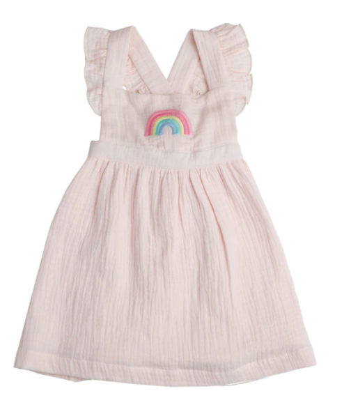 Rainbow Pinafore Set