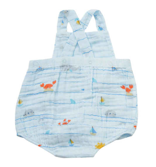 Sea Stripes Retro Sunsuit