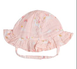 Unicorns Ruffle Sunhat