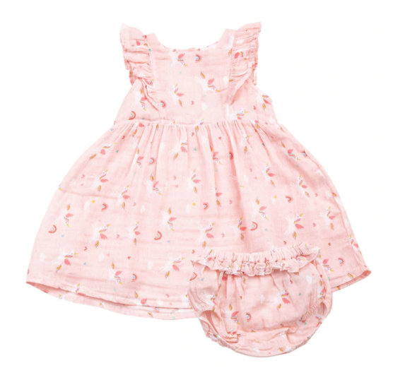 Unicorn Ruffle Dress Set