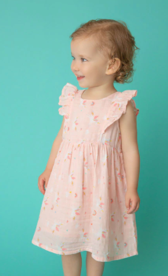 Unicorn Ruffle Dress Set