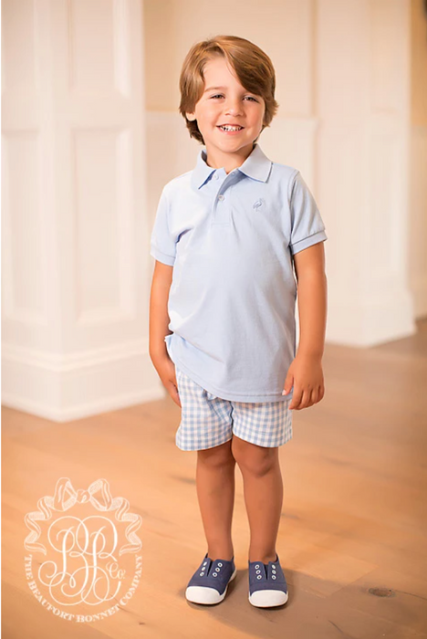 Shelton Shorts Blue Grand Gasparilla Gingham