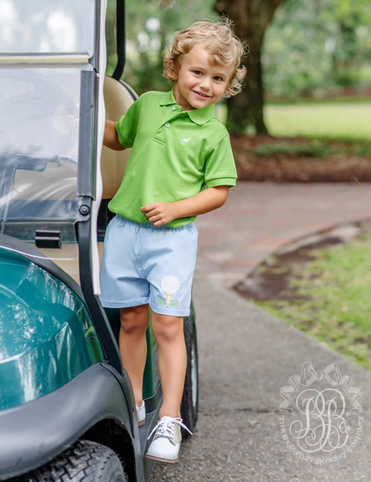Shelton Shorts Buckhead Blue with Golf Applique