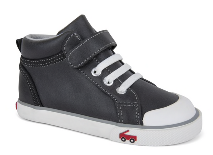 Peyton Black Leather Sneaker