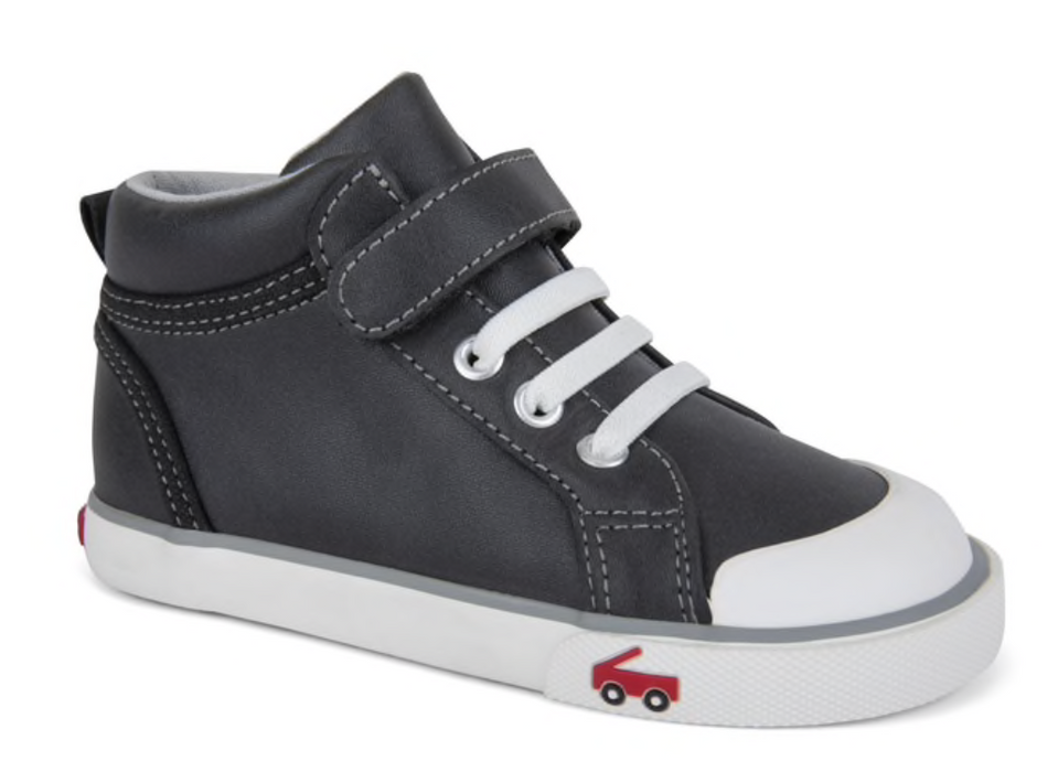 Peyton Black Leather Sneaker