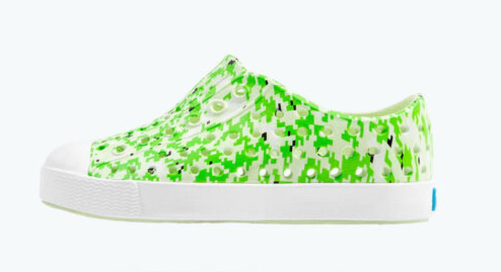 Jefferson Cucumber White Digital Print Shoe