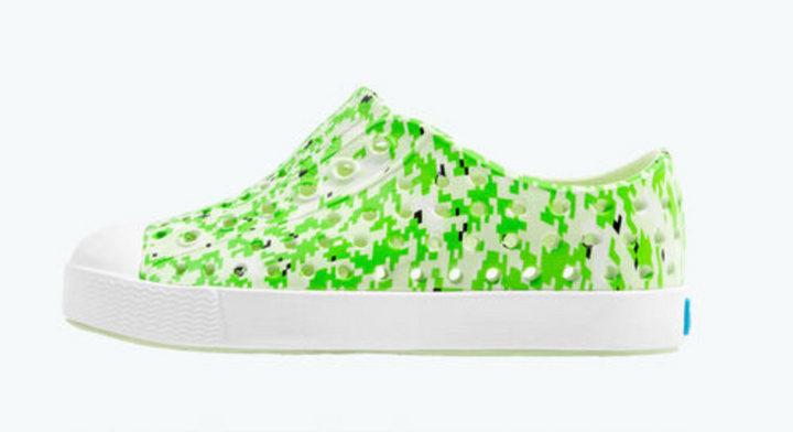 Jefferson Cucumber White Digital Print Shoe