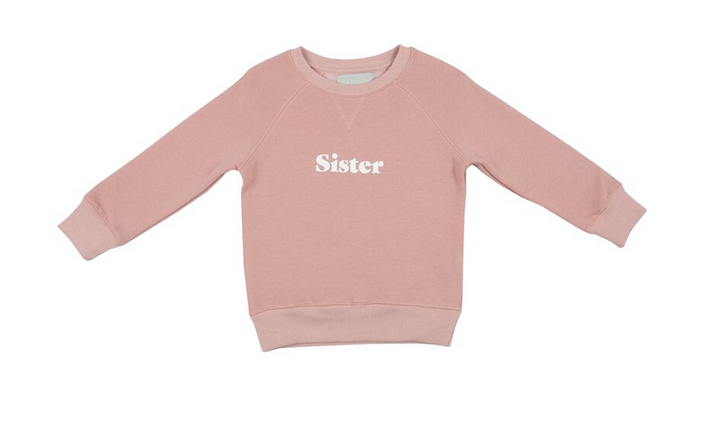 Faded Blush Sister Sweatshirt
