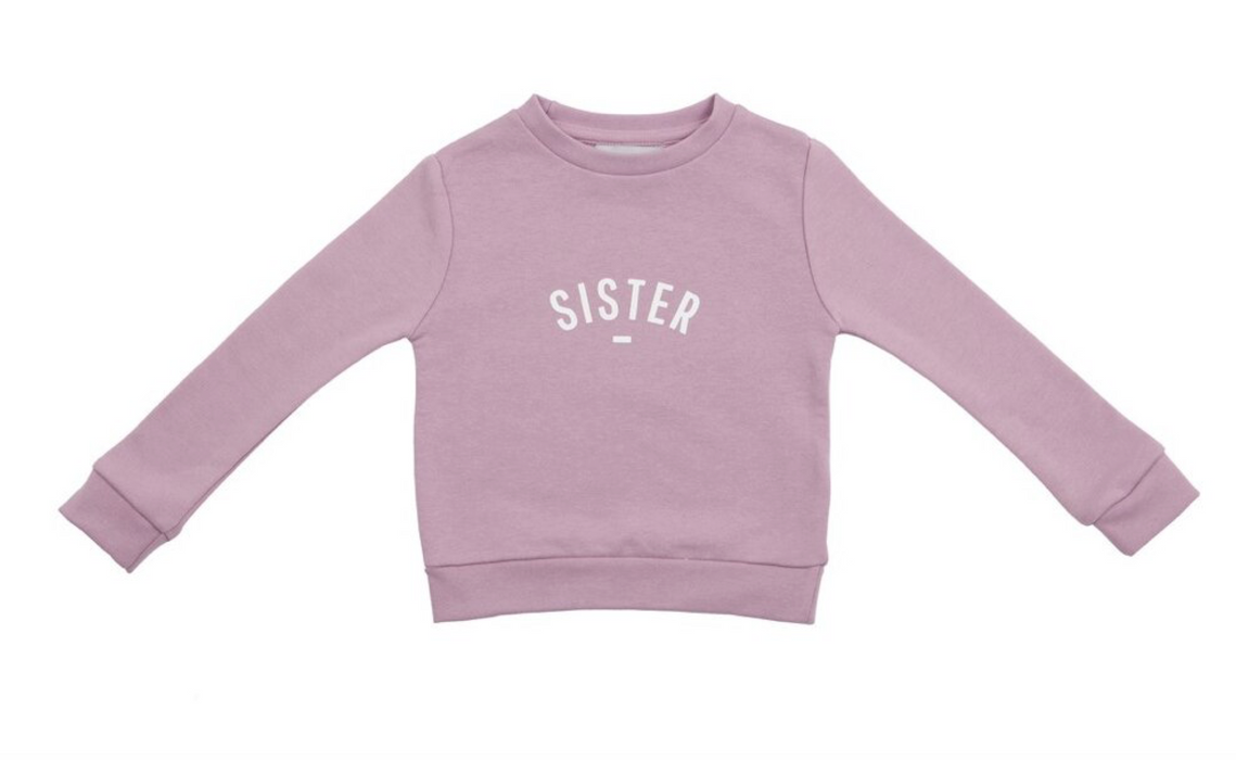 Dusty Violet Sister Sweatshirt