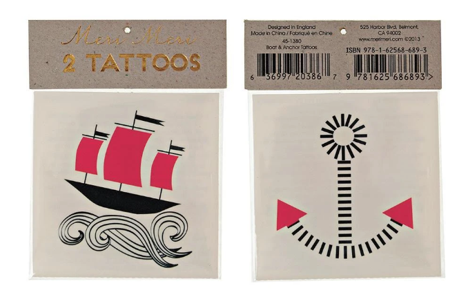 Small Set of Temporary Tattoos