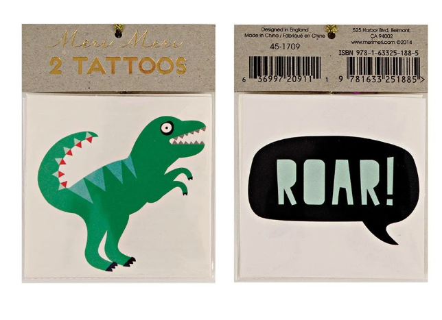 Small Set of Temporary Tattoos