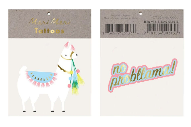 Small Set of Temporary Tattoos