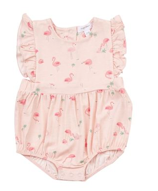 Flamingos Ruffle Sunsuit