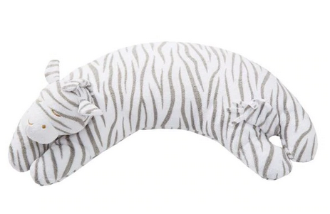 Grey Zebra Pillow