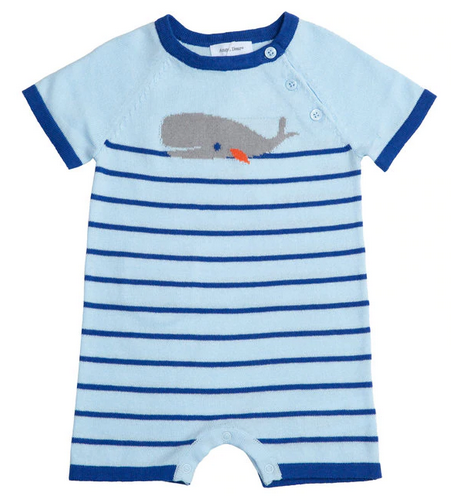 Nautical Whale Shortie