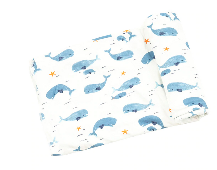 Whale Pod Swaddle