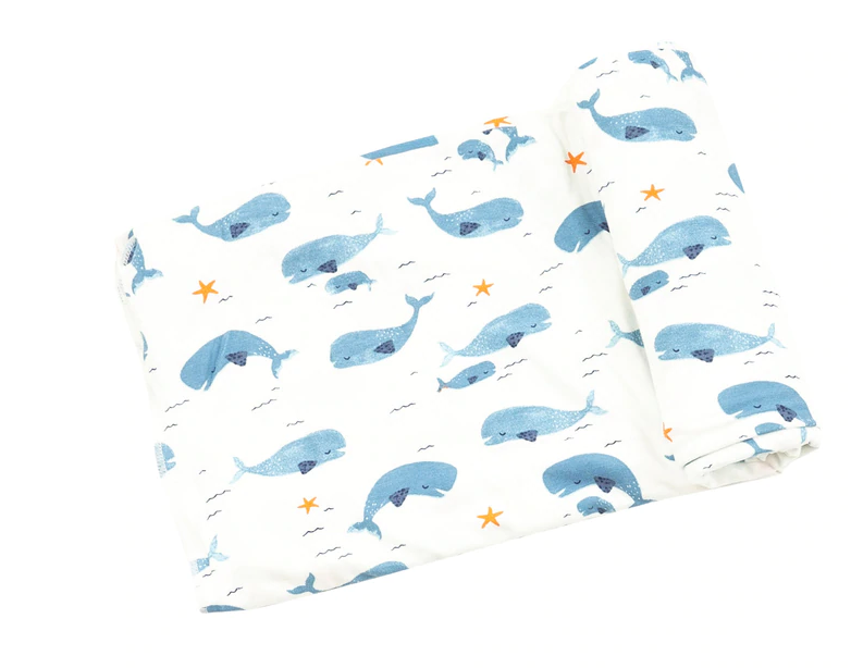 Whale Pod Swaddle